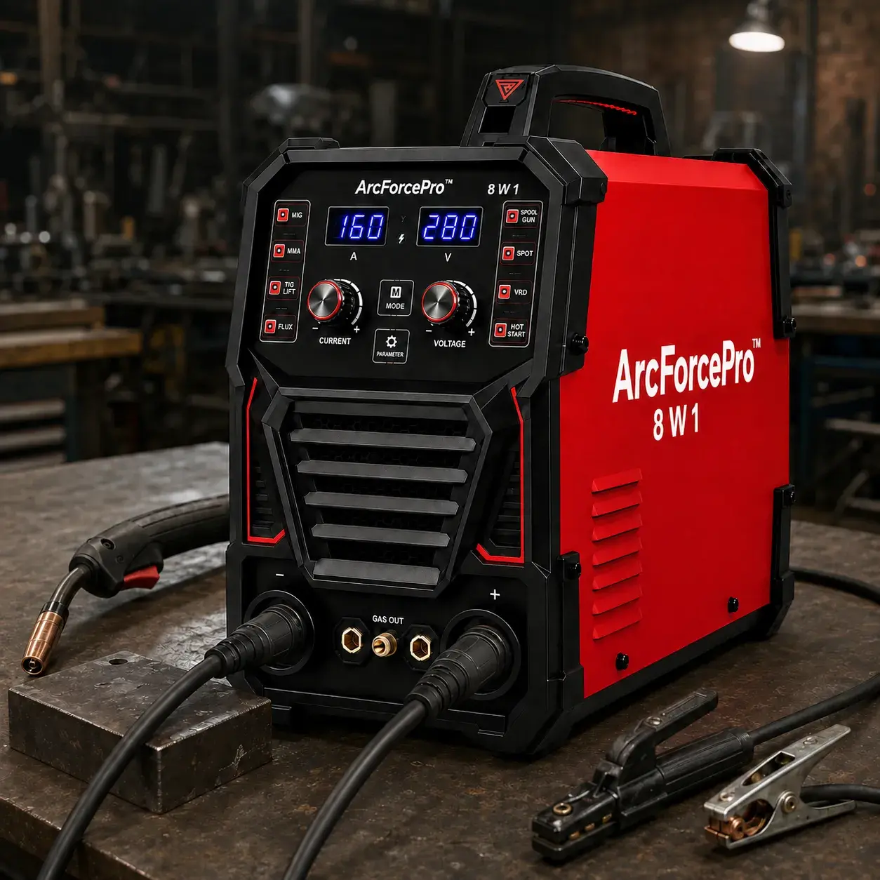 ArcForcePro z devetimi funkcijami v eni napravi
